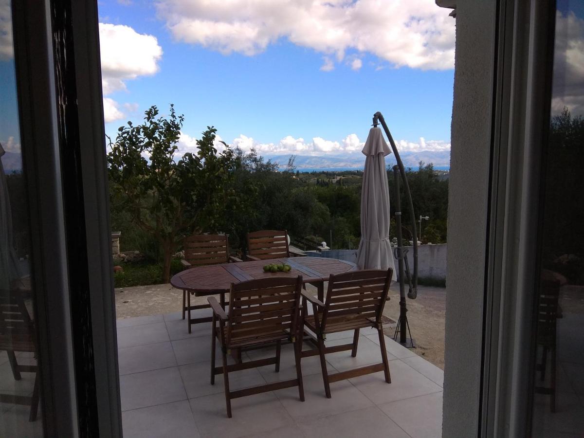 Corfu Luxury Apartment, Tranquility, Mountain & Sea Views Agios Gordios  Luaran gambar